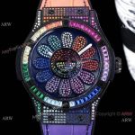 Hublot Rainbow Watch Classic Fusion Takashi Murakami Diamonds 45mm